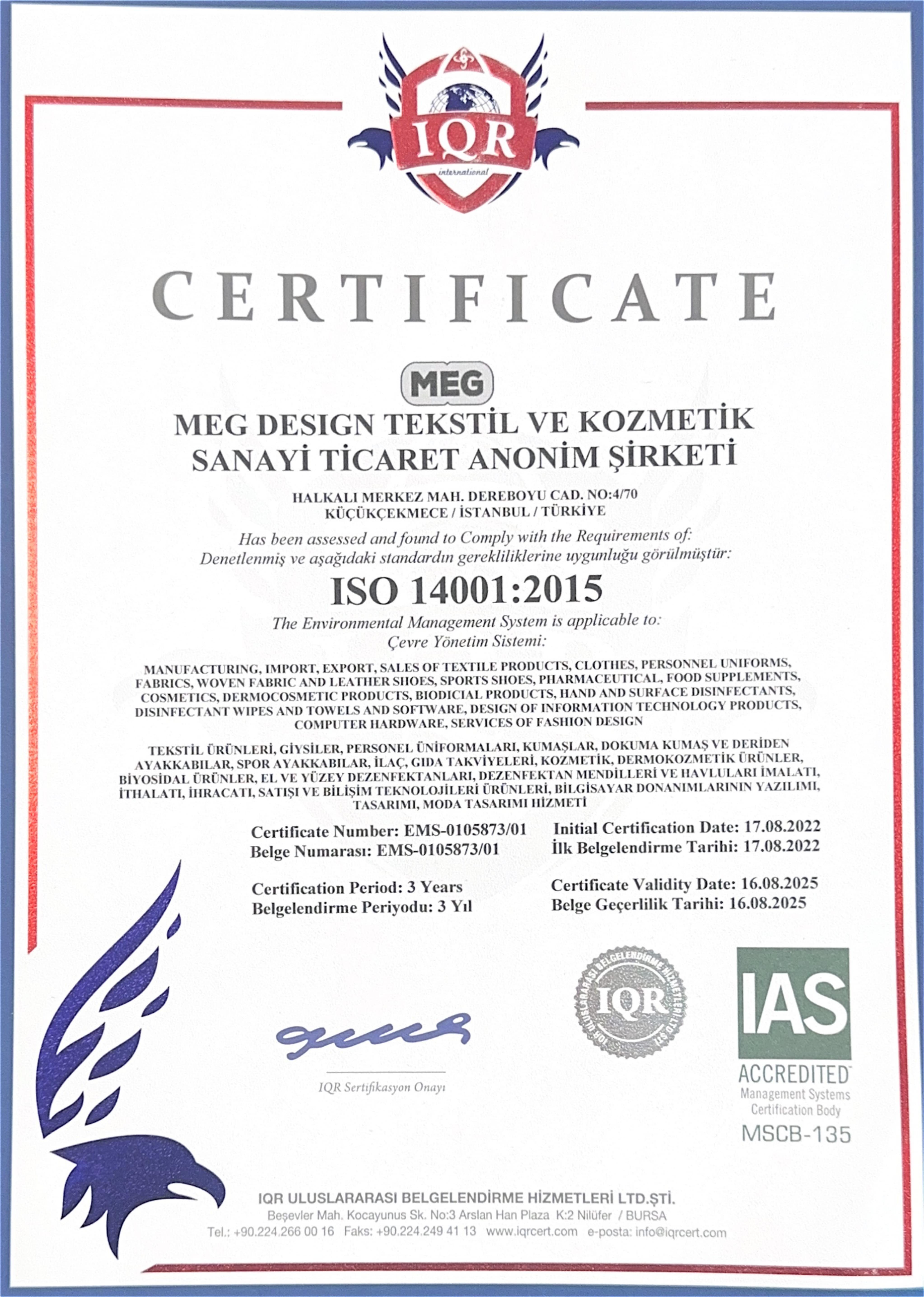 Certificate 5